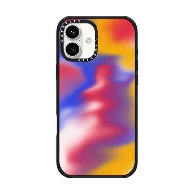 Casetify Iphone 16 Plus Case Matte Black Impact Case  Gradient,futurism Primary Aura