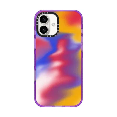 Casetify Iphone 16 Plus Case Purple Impact Case  Gradient,futurism Primary Aura