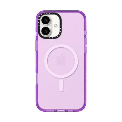 Casetify Iphone 16 Plus Case Purple Impact Case Magsafe Compatible  Bretman Custom Case  In Pattern
