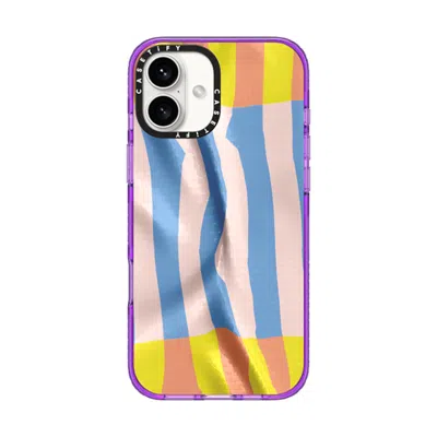 Casetify Iphone 16 Plus Case Purple Impact Case  Pattern Afternoon At Bondi