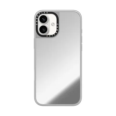 Casetify Iphone 16 Plus Case Silver On Silver Mirror Case Magsafe Compatible  Bretman Custom Case