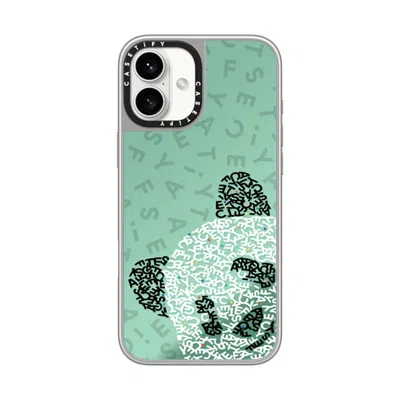 Casetify Iphone 16 Plus Case Silver On Silver Mirror Case Magsafe Compatible  Hi! Panda!