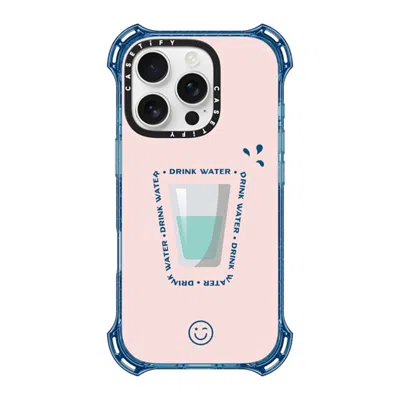 Casetify Iphone 16 Pro Case Baby Blue Bounce Case Magsafe Compatible  Hydrate Then Dominate