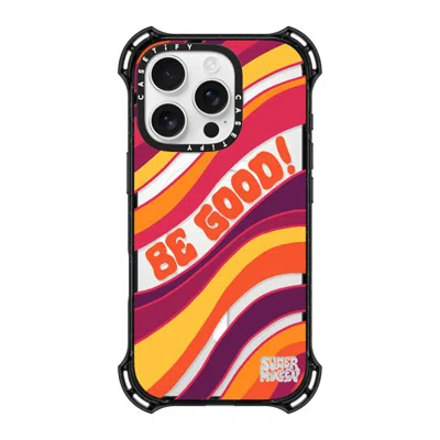 Casetify Iphone 16 Pro Case Black Bounce Case Magsafe Compatible  Be Good - Summer Mckeen X   In Multi