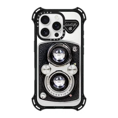 Casetify Iphone 16 Pro Case Black Bounce Case Magsafe Compatible  Camera Case - Vintage