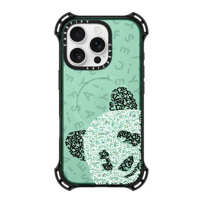 Casetify Iphone 16 Pro Case Black Bounce Case Magsafe Compatible  Hi! Panda!