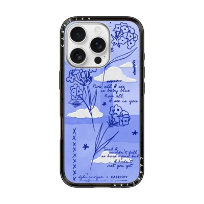 Casetify Iphone 16 Pro Case Black Compact Case Magsafe Compatible  Baby Blue