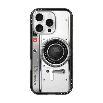Casetify Iphone 16 Pro Case Black Compact Case Magsafe Compatible  Camera Case - Classic