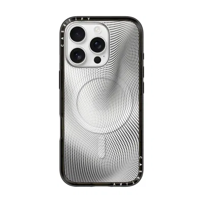 Casetify Iphone 16 Pro Case Black Compact Case Magsafe Compatible  Halftone Case