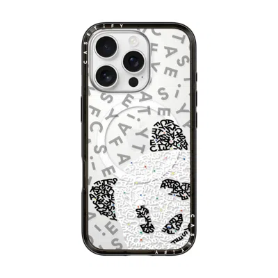 Casetify Iphone 16 Pro Case Black Compact Case Magsafe Compatible  Hi! Panda!