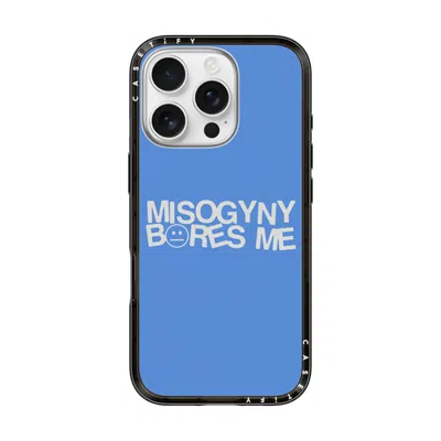 Casetify Iphone 16 Pro Case Black Compact Case Magsafe Compatible  Misogyny Bores Me