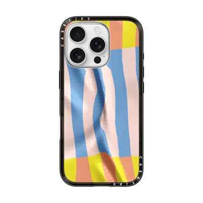 Casetify Iphone 16 Pro Case Black Compact Case Magsafe Compatible  Pattern Afternoon At Bondi