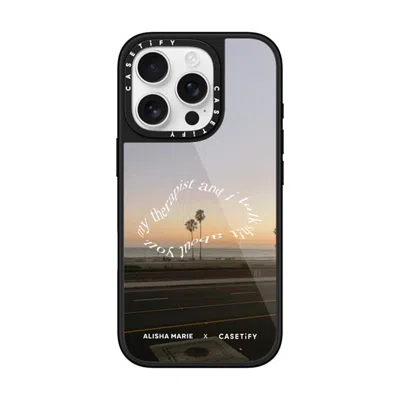 Casetify Iphone 16 Pro Case Black Glaze Case Magsafe Compatible  Alisha Marie Sunsets & Therapy Case