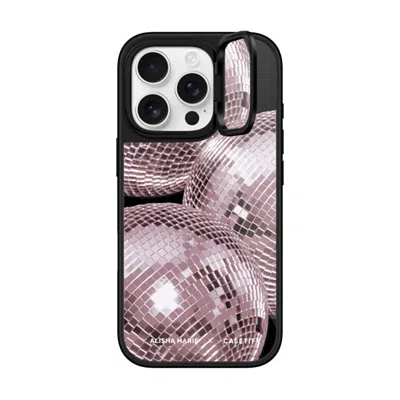 Casetify Iphone 16 Pro Case Black Glaze Ring Stand Case Magsafe Compatible  Alisha Marie Disco Baby Case Case