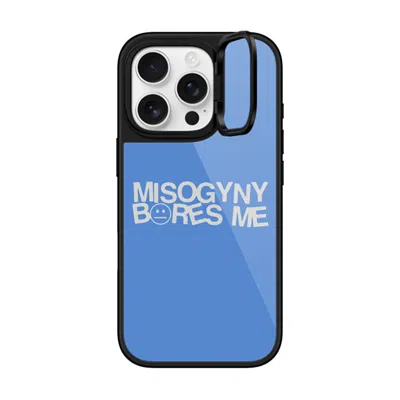 Casetify Iphone 16 Pro Case Black Glaze Ring Stand Case Magsafe Compatible  Misogyny Bores Me
