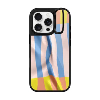 Casetify Iphone 16 Pro Case Black Glaze Ring Stand Case Magsafe Compatible  Pattern Afternoon At Bondi