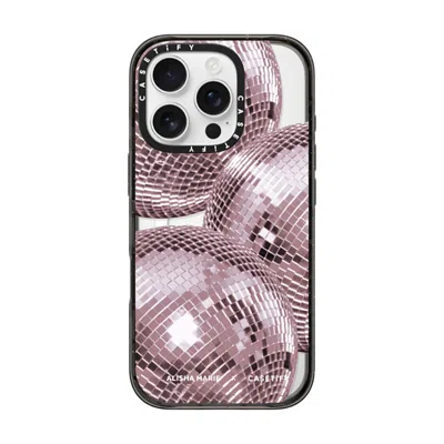 Casetify Iphone 16 Pro Case Black Impact Case Magsafe Compatible  Alisha Marie Disco Baby Case