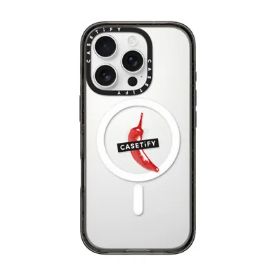 Casetify Iphone 16 Pro Case Black Impact Case Magsafe Compatible  “spicy Hot Pot Only"
