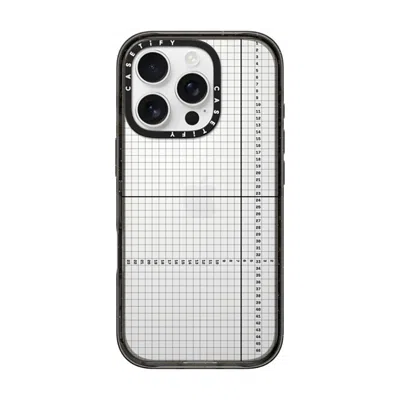 Casetify Iphone 16 Pro Case Black Impact Case  Metrics