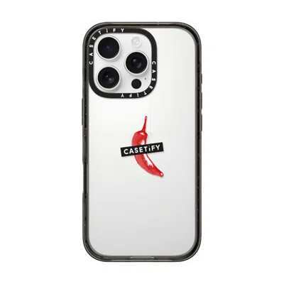 Casetify Iphone 16 Pro Case Black Impact Case  “spicy Hot Pot Only"