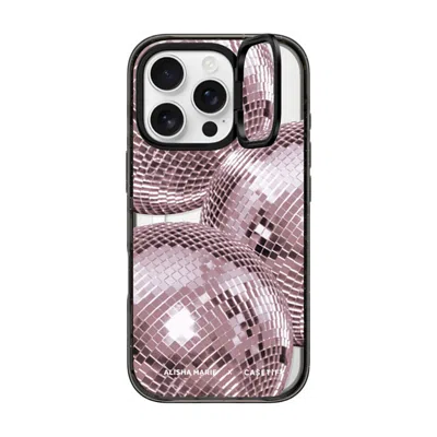 Casetify Iphone 16 Pro Case Black Impact Ring Stand Case Magsafe Compatible  Alisha Marie Disco Baby Case Cas