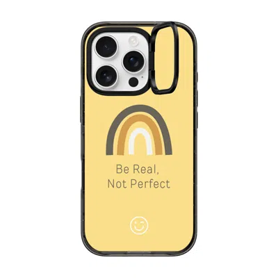 Casetify Iphone 16 Pro Case Black Impact Ring Stand Case Magsafe Compatible  Be Real, Not Perfect