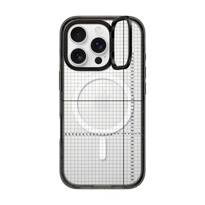 Casetify Iphone 16 Pro Case Black Impact Ring Stand Case Magsafe Compatible  Metrics