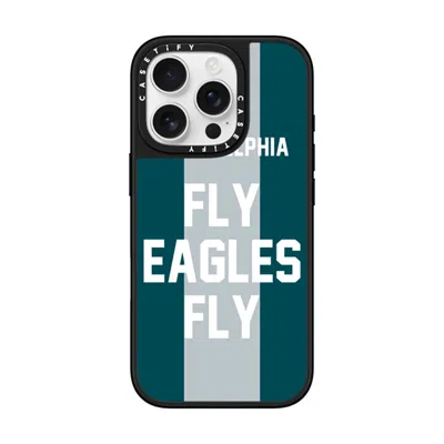 Casetify Iphone 16 Pro Case Black On Black Mirror Case Magsafe Compatible  Superbowl - Fly Eagles Fly Casetif