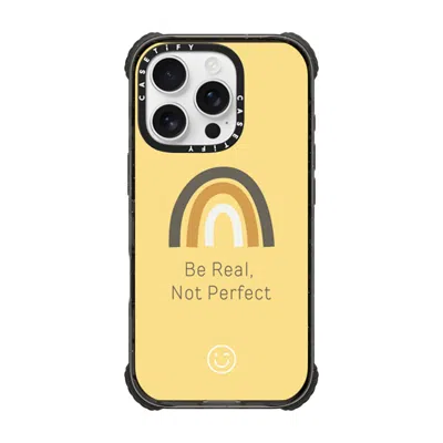 Casetify Iphone 16 Pro Case Black Ultra Impact Case Magsafe Compatible  Be Real, Not Perfect