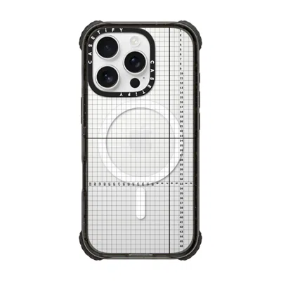 Casetify Iphone 16 Pro Case Black Ultra Impact Case Magsafe Compatible  Metrics