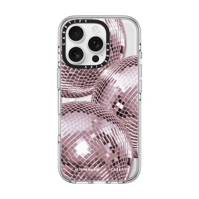 Casetify Iphone 16 Pro Case Clear Impact Clear Case Magsafe Compatible  Alisha Marie Disco Baby Case  In Transparent