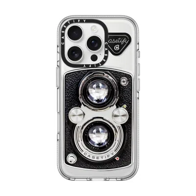 Casetify Iphone 16 Pro Case Clear Impact Clear Case Magsafe Compatible  Camera Case - Vintage  In Pink