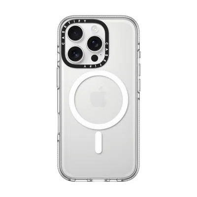 Casetify Iphone 16 Pro Case Clear Impact Clear Case Magsafe Compatible  _iphone5.8 (2019) Mirror Case In Transparent