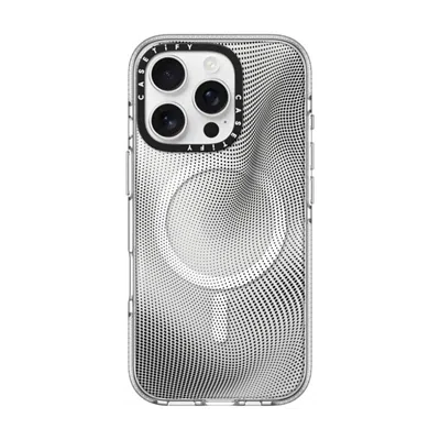 Casetify Iphone 16 Pro Case Clear Impact Clear Case Magsafe Compatible  Halftone Case  In Transparent
