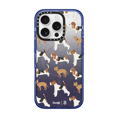 Casetify Iphone 16 Pro Case Glitter Indigo Impact Case Magsafe Compatible  3hk Cny #4