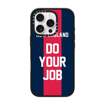 Casetify Iphone 16 Pro Case Matte Black Impact Case  Superbowl - Do Your Job