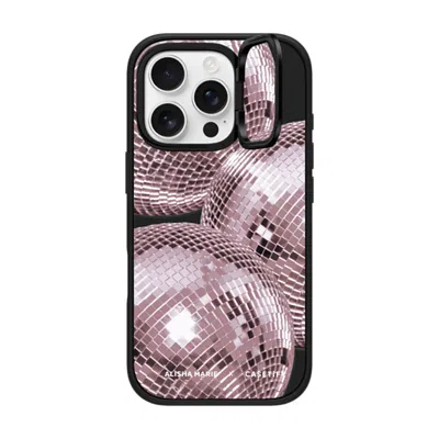 Casetify Iphone 16 Pro Case Matte Black Impact Ring Stand Case Magsafe Compatible  Alisha Marie Disco Baby Ca