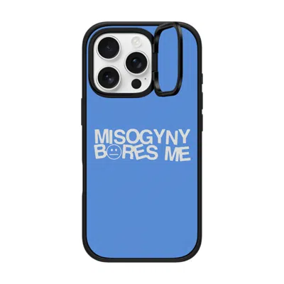 Casetify Iphone 16 Pro Case Matte Black Impact Ring Stand Case Magsafe Compatible  Misogyny Bores Me