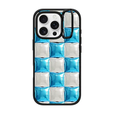 Casetify Iphone 16 Pro Case Matte Black Impact Ring Stand Case Magsafe Compatible  Pattern,y2k Balloon Checke