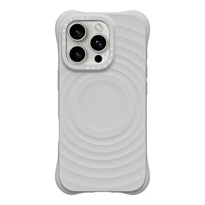 Casetify Iphone 16 Pro Case Pebble Grey Ripple Case  Iphone 16 Pro - Ripple Case - Pebble Grey  In Gray