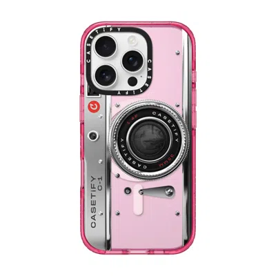Casetify Iphone 16 Pro Case Pink Fizz Impact Case Magsafe Compatible  Camera Case - Classic