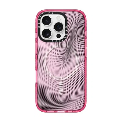 Casetify Iphone 16 Pro Case Pink Fizz Impact Case Magsafe Compatible  Halftone Case