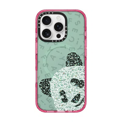 Casetify Iphone 16 Pro Case Pink Fizz Impact Case Magsafe Compatible  Hi! Panda!