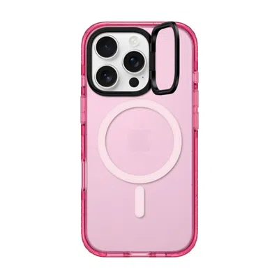 Casetify Iphone 16 Pro Case Pink Impact Ring Stand Case Magsafe Compatible  _iphone6.1 (2019) Neon Sa