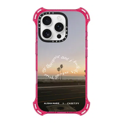 Casetify Iphone 16 Pro Case Primrose Pink Bounce Case Magsafe Compatible  Alisha Marie Sunsets & Therapy Case