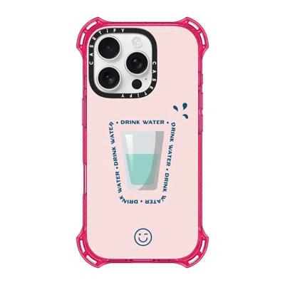 Casetify Iphone 16 Pro Case Primrose Pink Bounce Case Magsafe Compatible  Hydrate Then Dominate