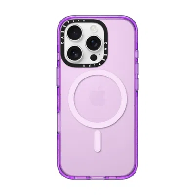Casetify Iphone 16 Pro Case Purple Impact Case Magsafe Compatible  Bretman Custom Case