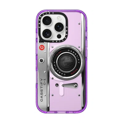 Casetify Iphone 16 Pro Case Purple Impact Case Magsafe Compatible  Camera Case - Classic