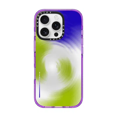 Casetify Iphone 16 Pro Case Purple Impact Case Magsafe Compatible  Gradient,futurism Matcha Ripples
