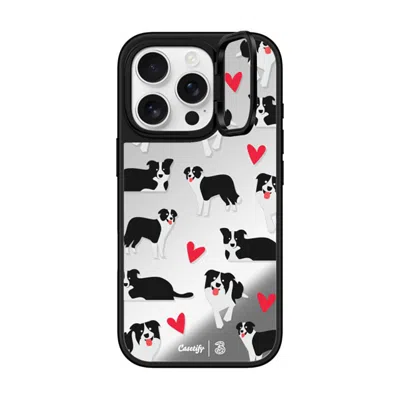 Casetify Iphone 16 Pro Case Silver On Black Mirror Ring Stand Case Magsafe Compatible  3hk Cny #3